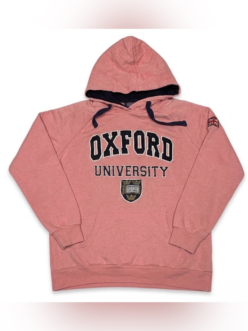 Oxford University Official Sweatshirt Size Medium Pink Crest Hoodie College